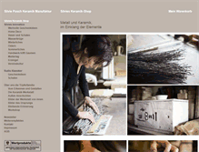 Tablet Screenshot of keramik-manufaktur.com